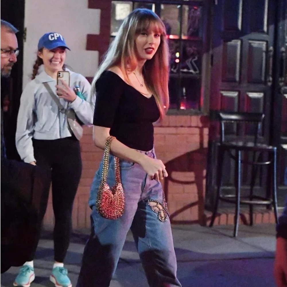 Like Taylor Swift’s Butterfly Cutout Jeans